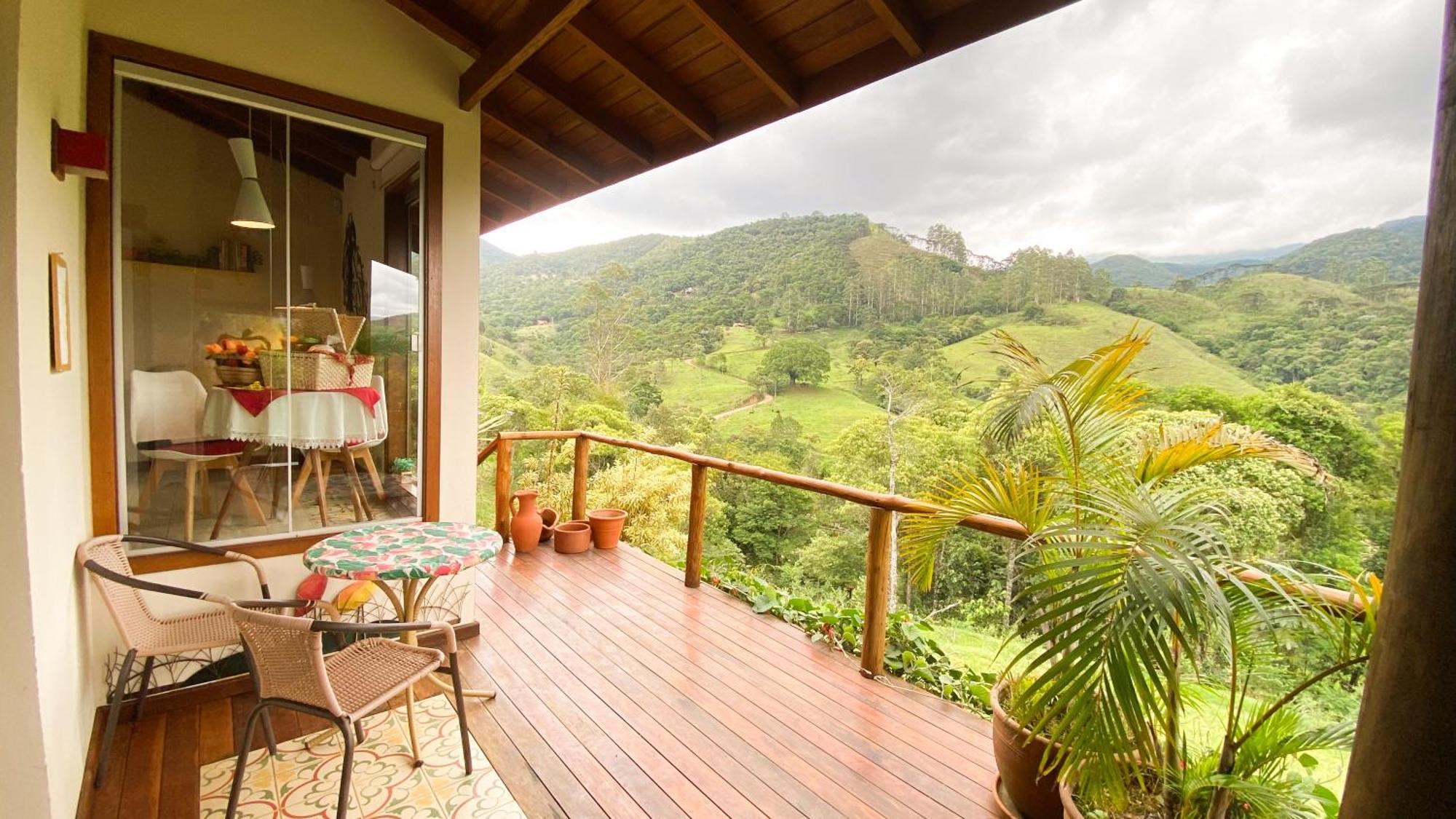 Chale Nas Montanhas Em Sao Francisco Xavier Villa Kültér fotó